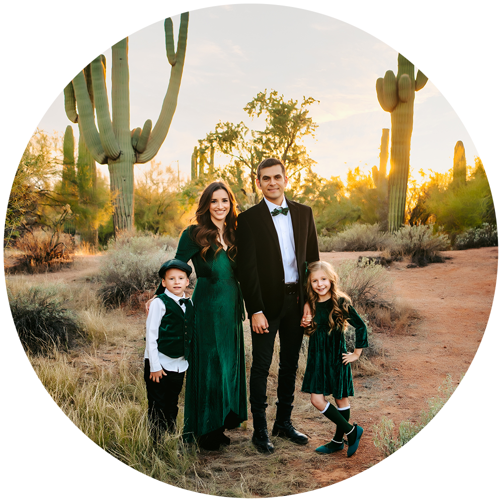 salt river golden hour family photographer